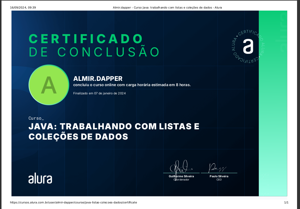 Java Listas