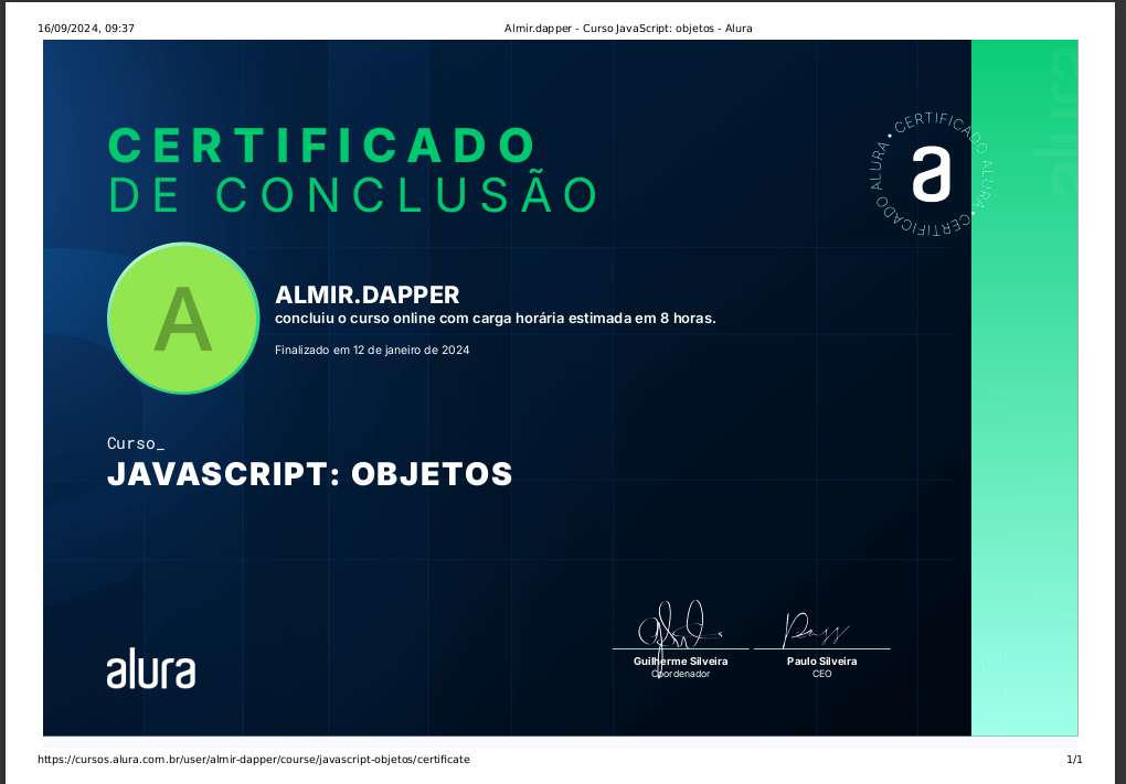 JavaScript Avançado