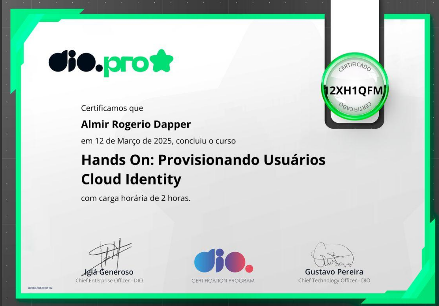 GCP Hands-on Provisionando Usuários