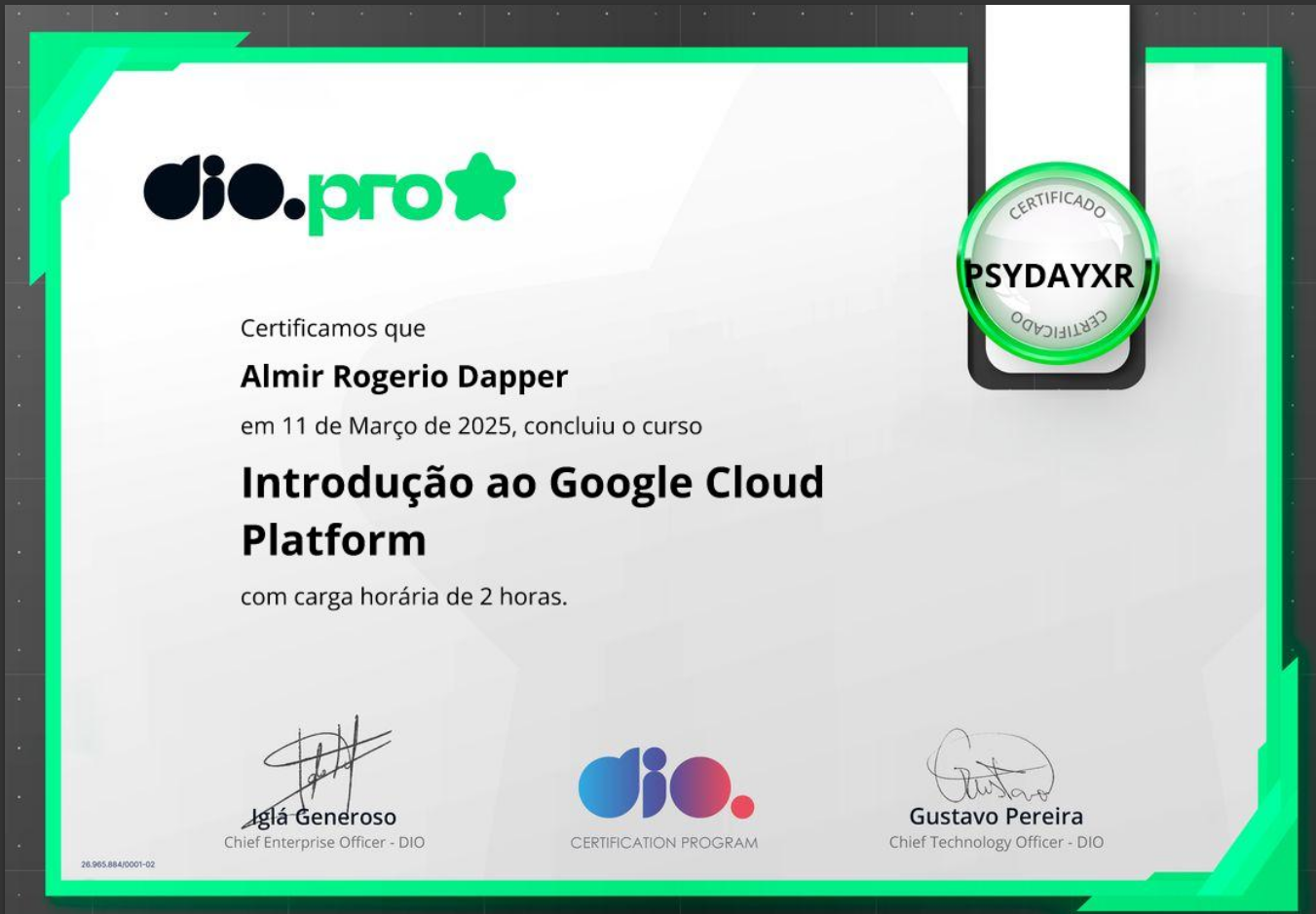 GCP Introdução