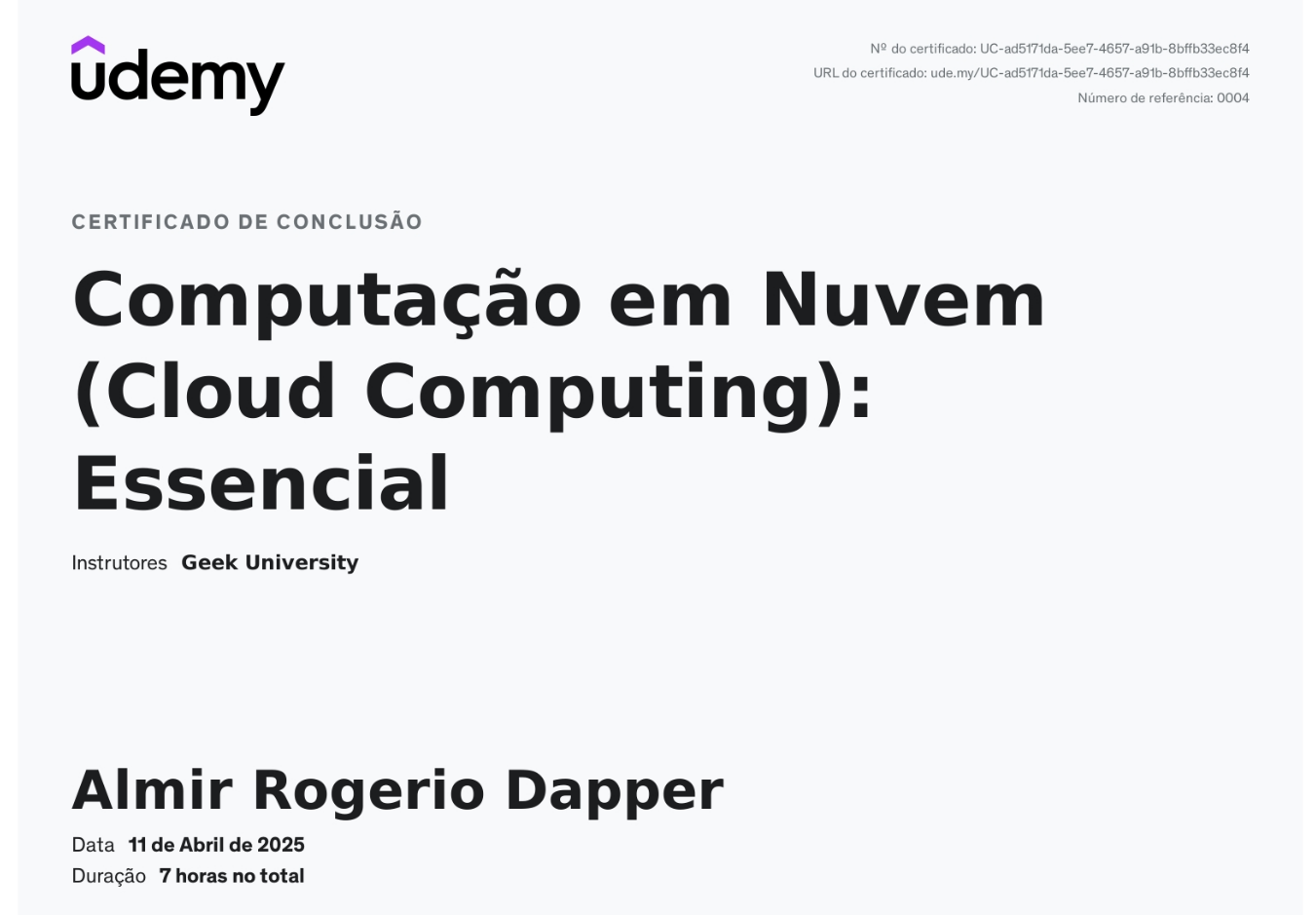 Introdução à Nuvem