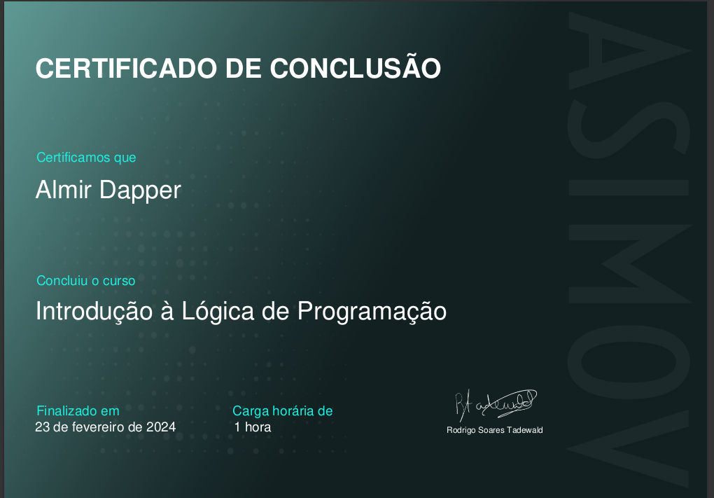 Lógica de Programação
